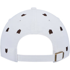 Cleveland Browns '47 Women's Confetti Clean Up Logo Adjustable Hat White