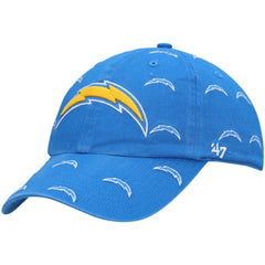 Los Angeles Chargers '47 Women's Confetti Clean Up Adjustable Hat Powder Blue