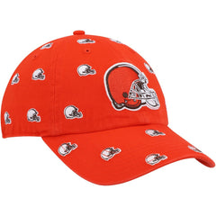 Cleveland Browns '47 Women's Confetti Clean Up Logo Adjustable Hat Orange