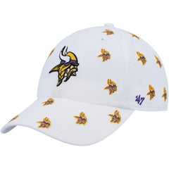 Minnesota Vikings '47 Women's Confetti Clean Up Adjustable Hat White