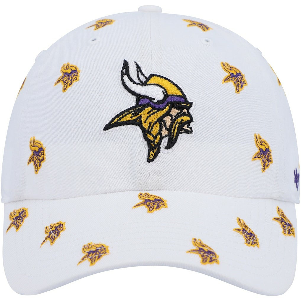 Minnesota Vikings '47 Women's Confetti Clean Up Adjustable Hat White
