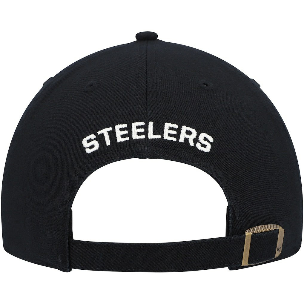 Pittsburgh Steelers '47 Women's Finley Clean Up Adjustable Hat Black