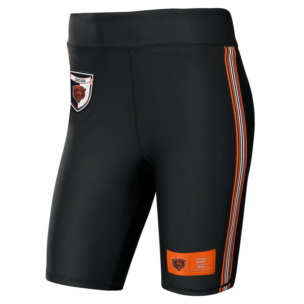 Chicago Bears WEAR by Erin Andrews Women's Biker Shorts Black