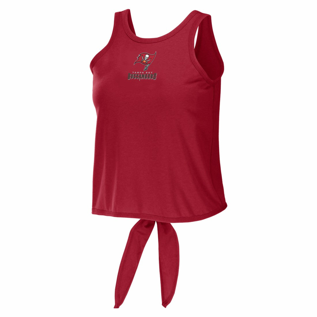 Tampa Bay Buccaneers WEAR by Erin Andrews Women's Open Back Twist Tie Tank Top Red