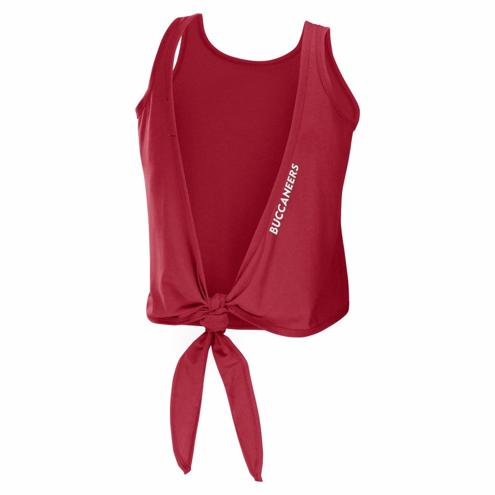 Tampa Bay Buccaneers WEAR by Erin Andrews Women's Open Back Twist Tie Tank Top Red