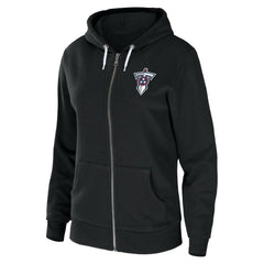 Tennessee Titans WEAR by Erin Andrews Women's Sponge Fleece Full-Zip Hoodie Black