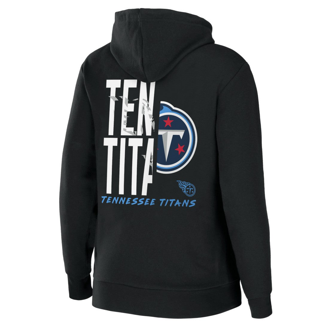 Tennessee Titans WEAR by Erin Andrews Women's Sponge Fleece Full-Zip Hoodie Black