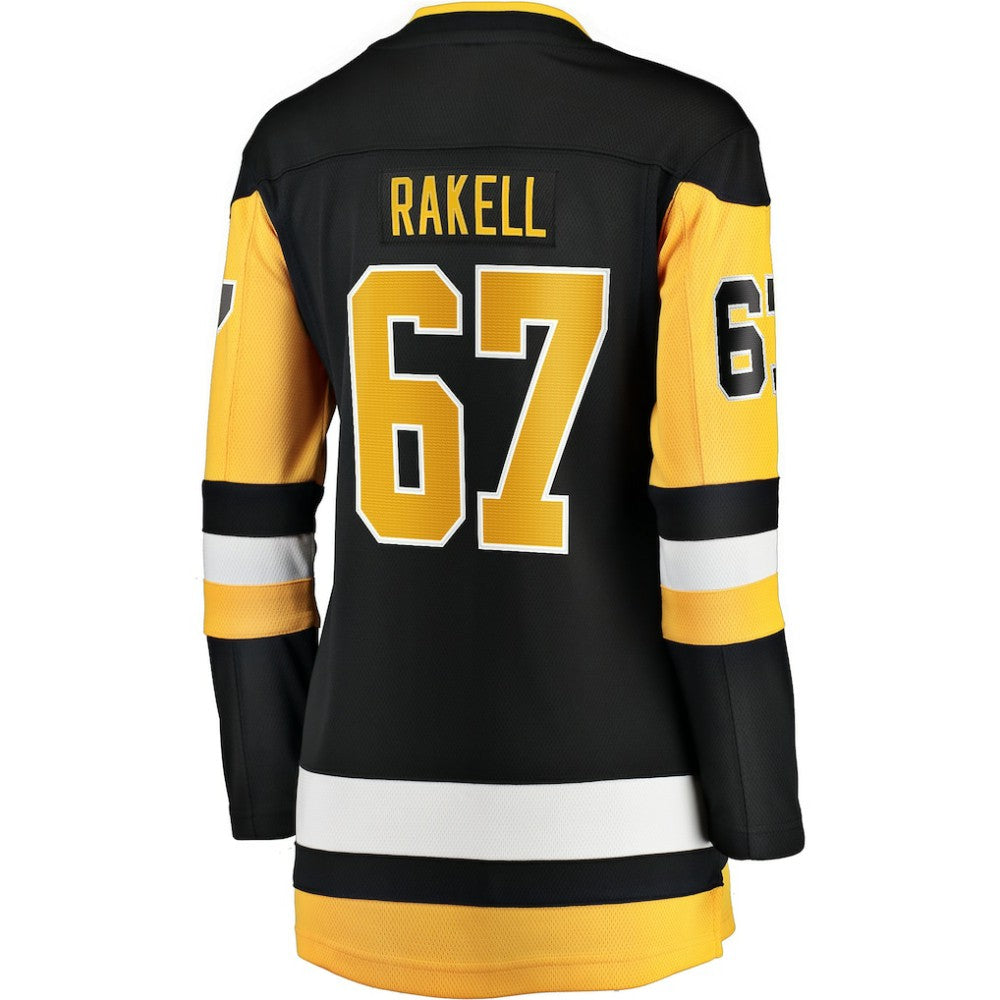 NHL Rickard Rakell Pittsburgh Penguins Women's Fanatics Home Breakaway Player Jersey - Black