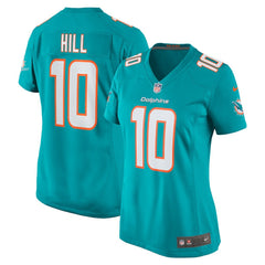 Tyreek Hill Miami Dolphins Women's Player Jersey Aqua