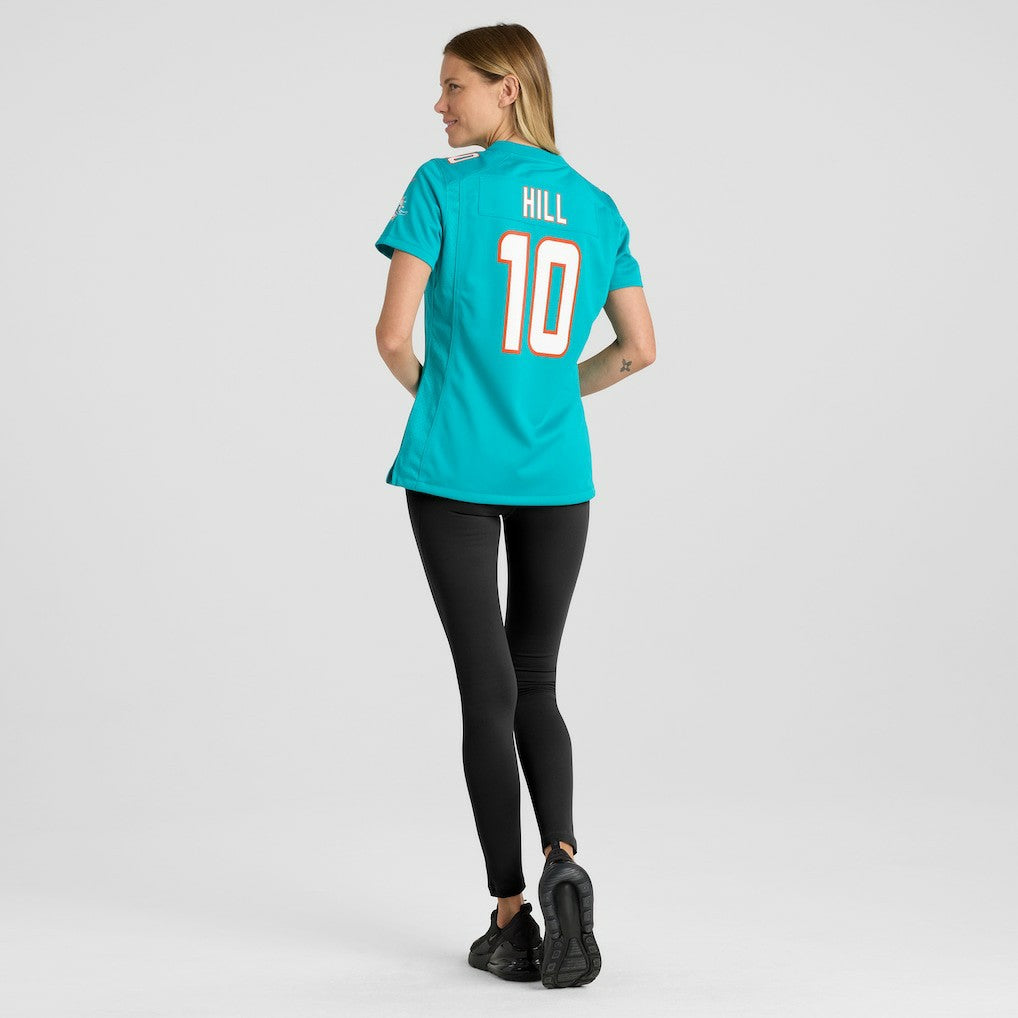 Tyreek Hill Miami Dolphins Women's Player Jersey Aqua