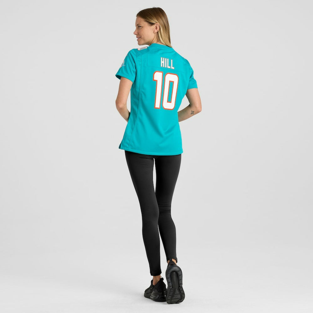 Tyreek Hill Miami Dolphins Women's Player Jersey Aqua