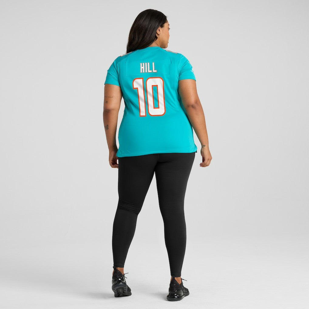 Tyreek Hill Miami Dolphins Women's Player Jersey Aqua