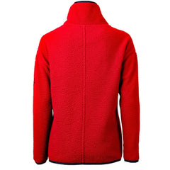 Philadelphia Phillies Cutter & Buck Women's Cascade Eco Sherpa Fleece Quarter-Zip Pullover Jacket - Red Jackets