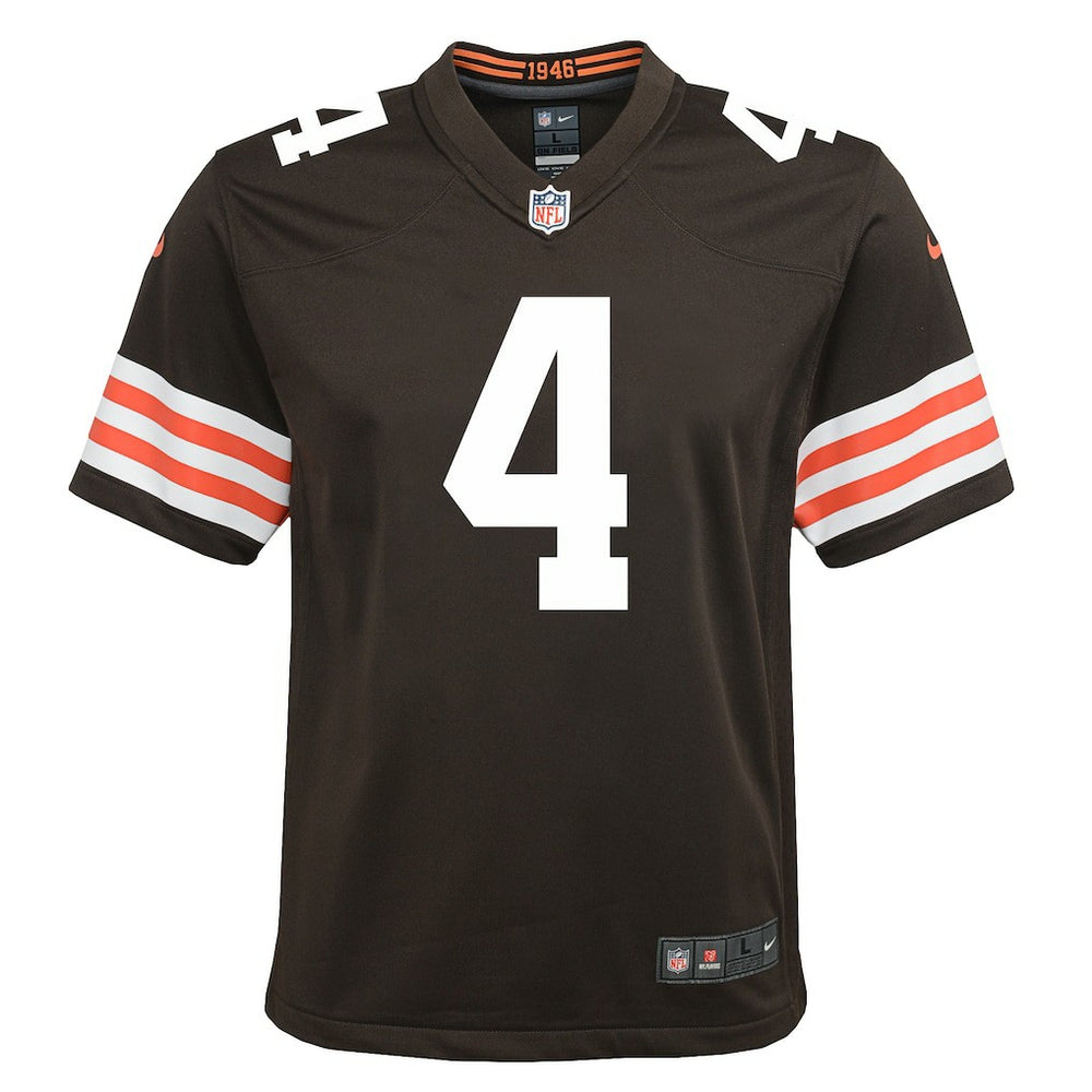 Deshaun Watson Cleveland Browns Youth Game Jersey Brown