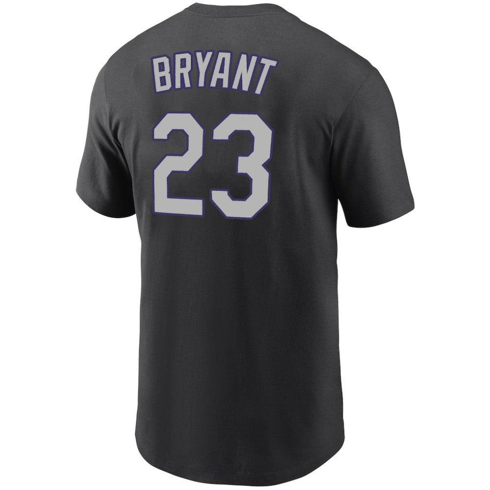 Kris Bryant Colorado Rockies Nike Name & Number T-Shirt - Black T-shirts