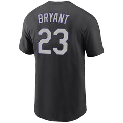 Kris Bryant Colorado Rockies Nike Name & Number T-Shirt - Black T-shirts