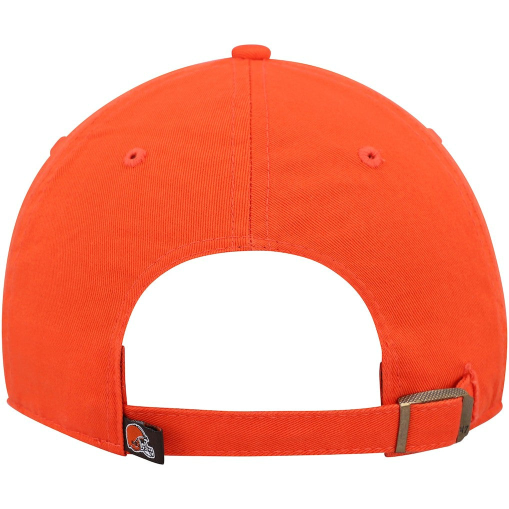 Cleveland Browns '47 Clean Up Primary Adjustable Hat Orange