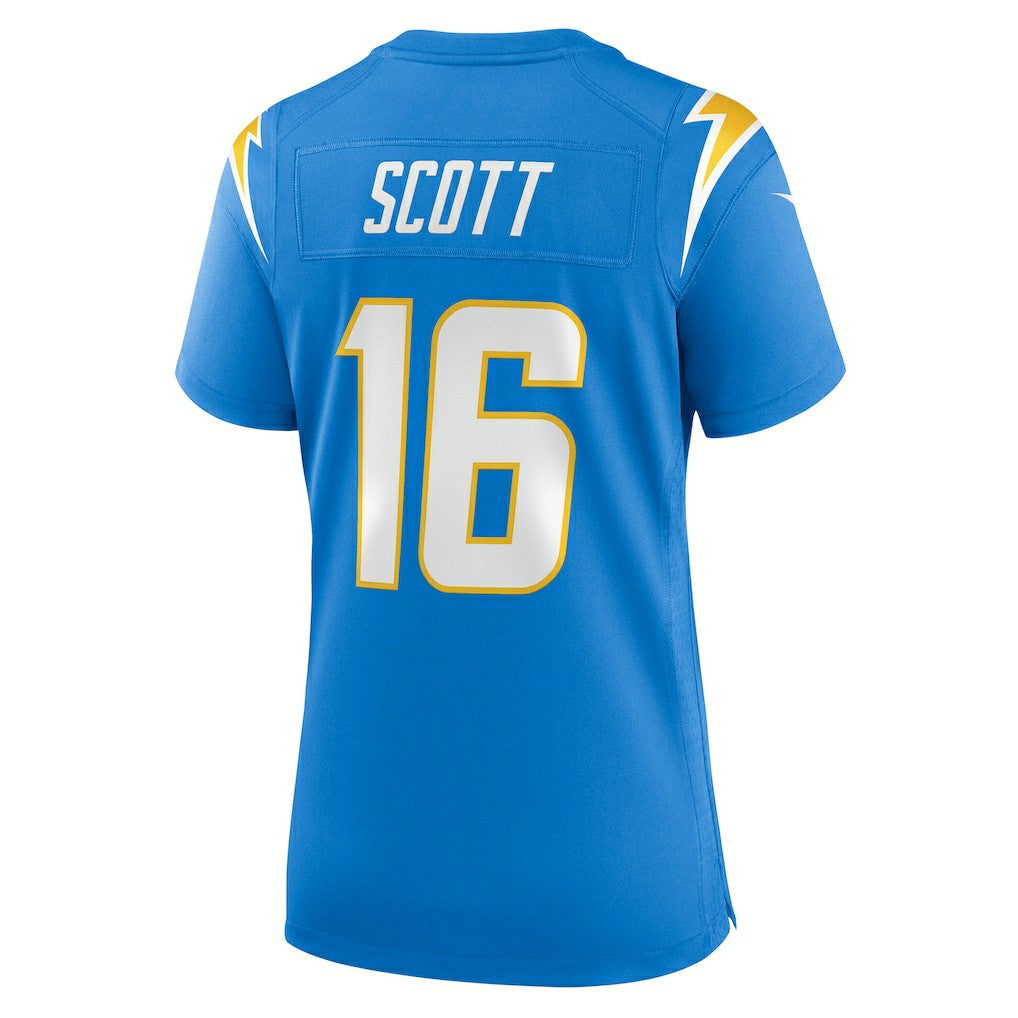 JK Scott Los Angeles Chargers Women's Game Jersey Powder Blue