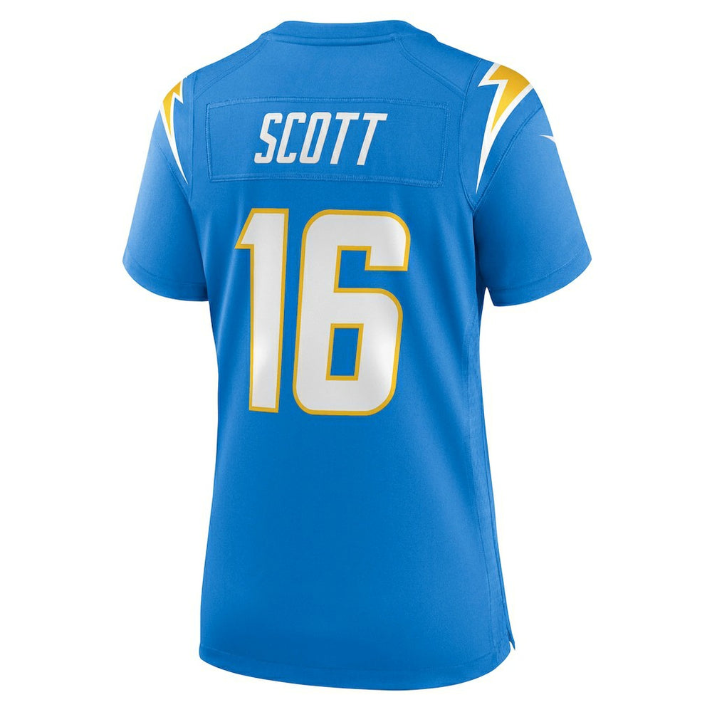 JK Scott Los Angeles Chargers Women's Game Jersey Powder Blue