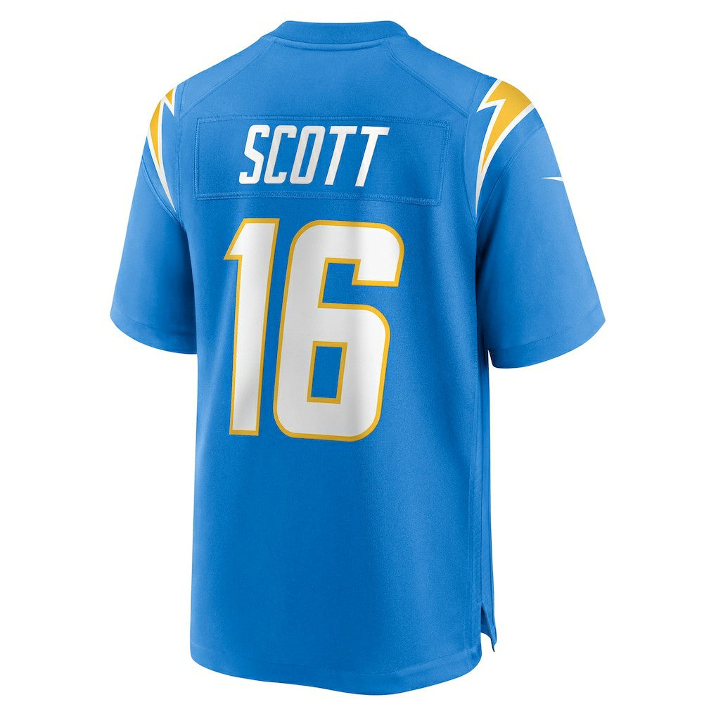 JK Scott Los Angeles Chargers Game Jersey Powder Blue
