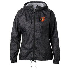 Baltimore Orioles Columbia Women's Flash Forward Full-Zip Windbreaker Jacket - Black Jackets