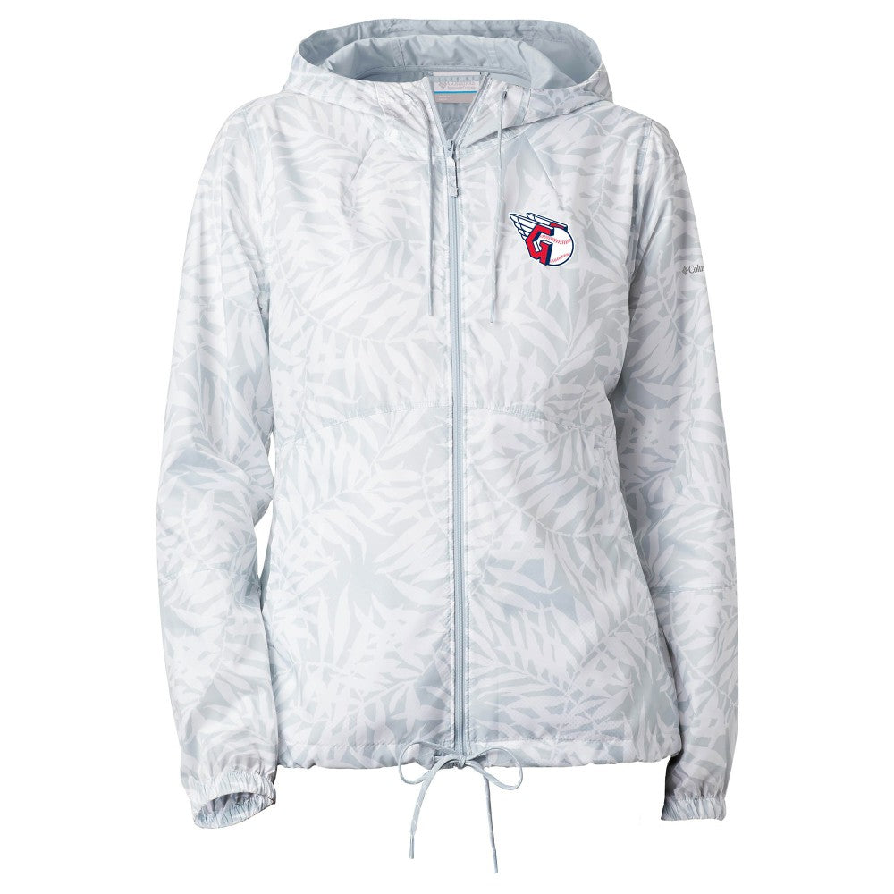 Cleveland Guardians Columbia Women's Flash Forward Full-Zip Windbreaker Jacket - Gray Jackets