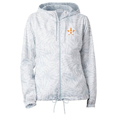Houston Astros Columbia Women's Flash Forward Full-Zip Windbreaker Jacket - Gray Jackets