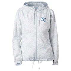 Kansas City Royals Columbia Women's Flash Forward Full-Zip Windbreaker Jacket - White Jackets