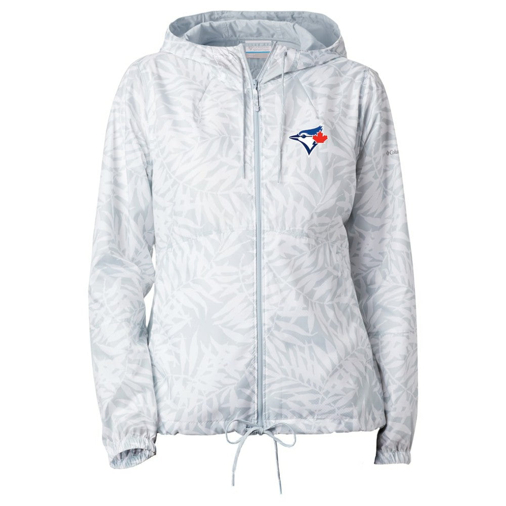 Toronto Blue Jays Columbia Women's Flash Forward Full-Zip Windbreaker Jacket - White Jackets