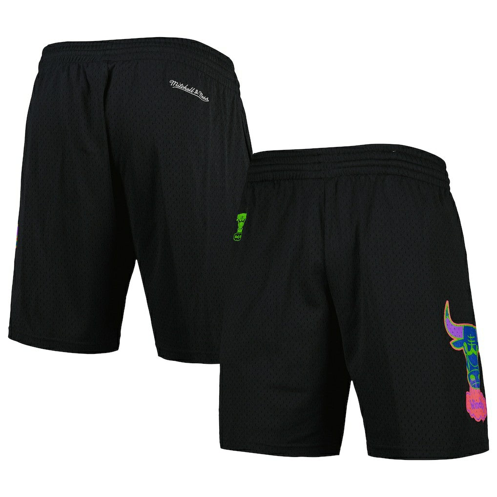 Chicago Bulls Hardwood Classics Color Bomb Energy Shorts Black