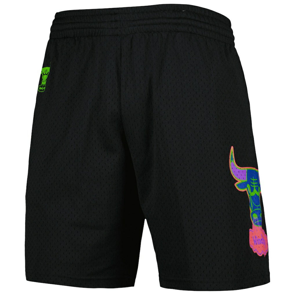 Chicago Bulls Hardwood Classics Color Bomb Energy Shorts Black