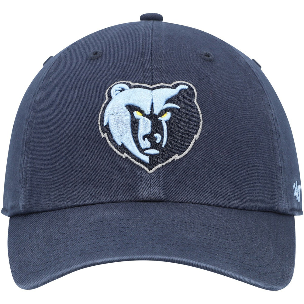 Memphis Grizzlies '47 Core Logo Clean Up Adjustable Hat Navy