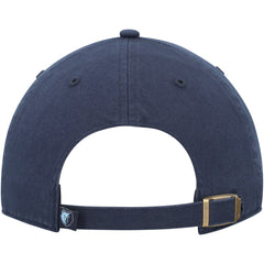 Memphis Grizzlies '47 Core Logo Clean Up Adjustable Hat Navy