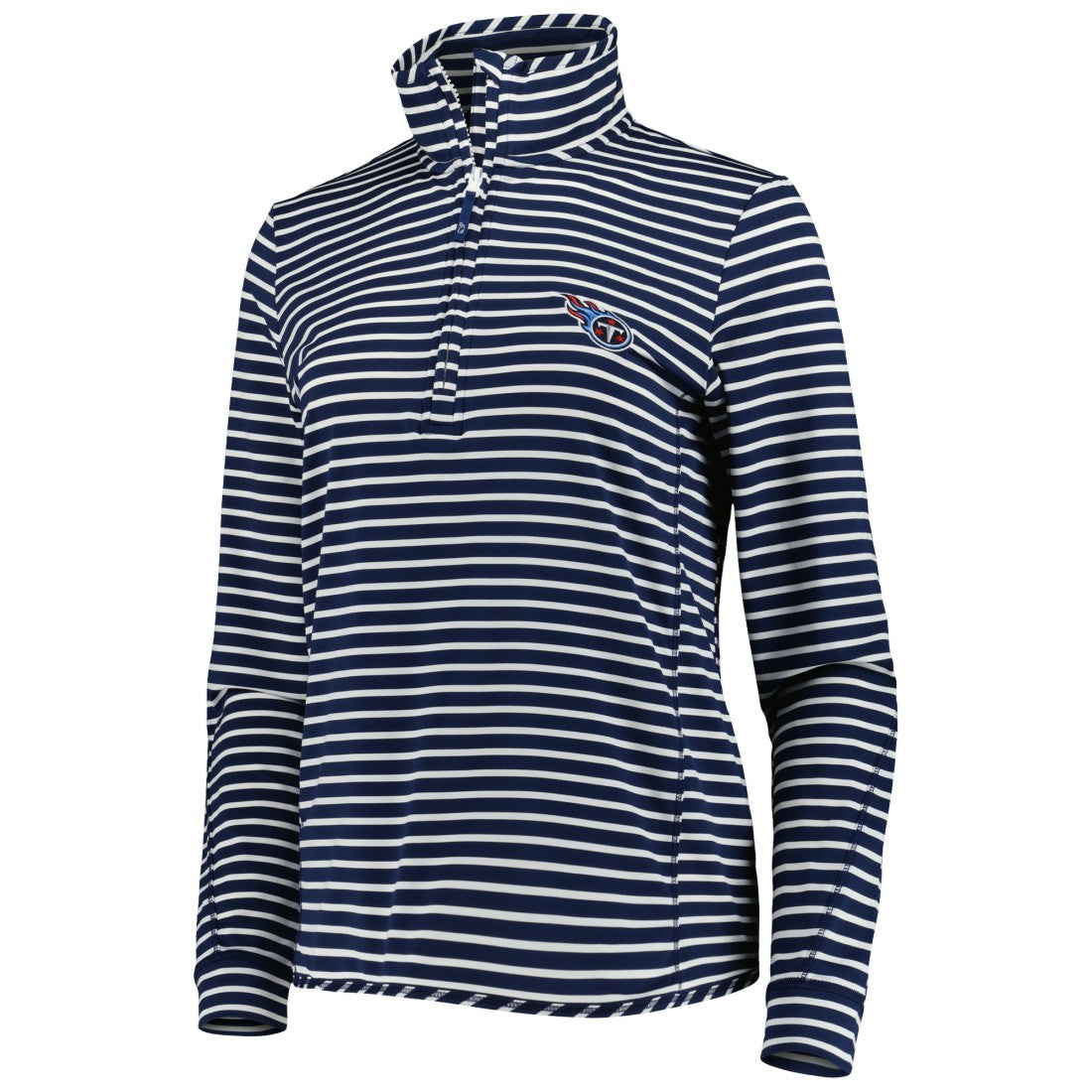 Tennessee Titans Vineyard Vines Women's Sankaty Shep Half-Zip Pullover Top Navy