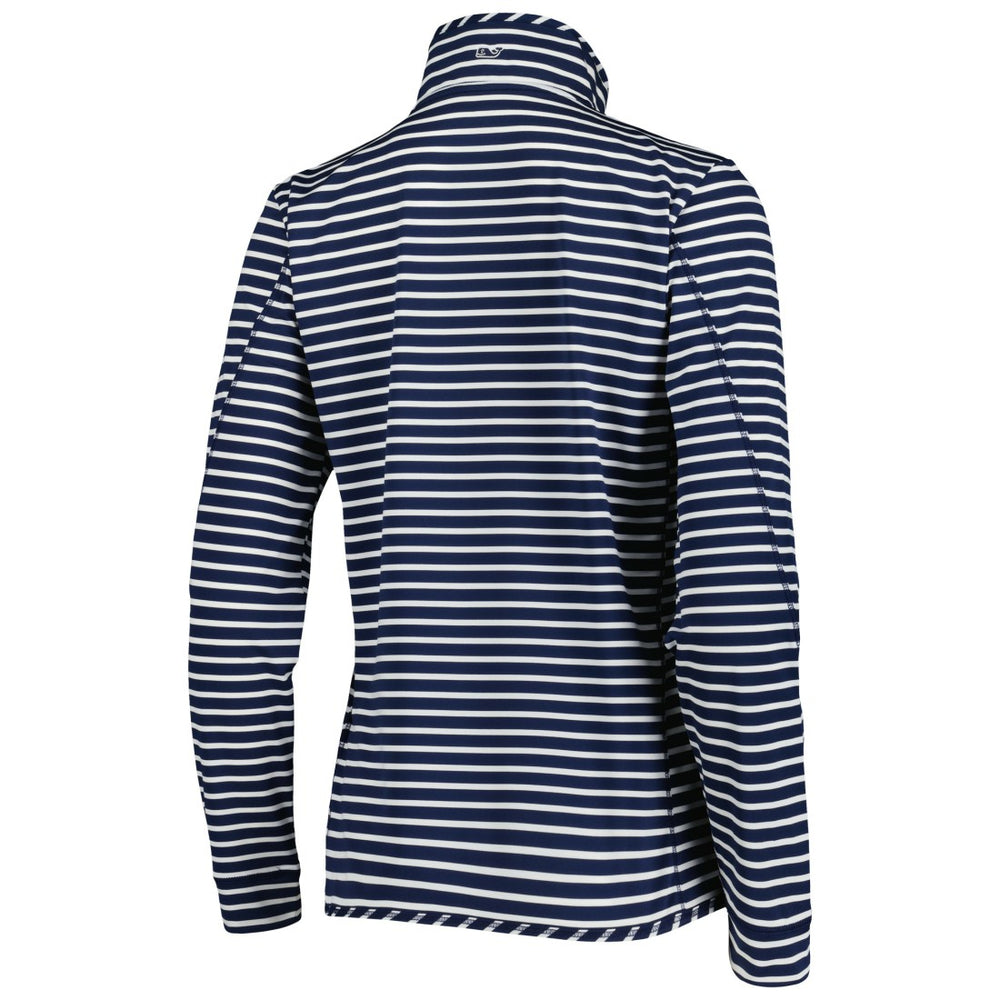 Tennessee Titans Vineyard Vines Women's Sankaty Shep Half-Zip Pullover Top Navy