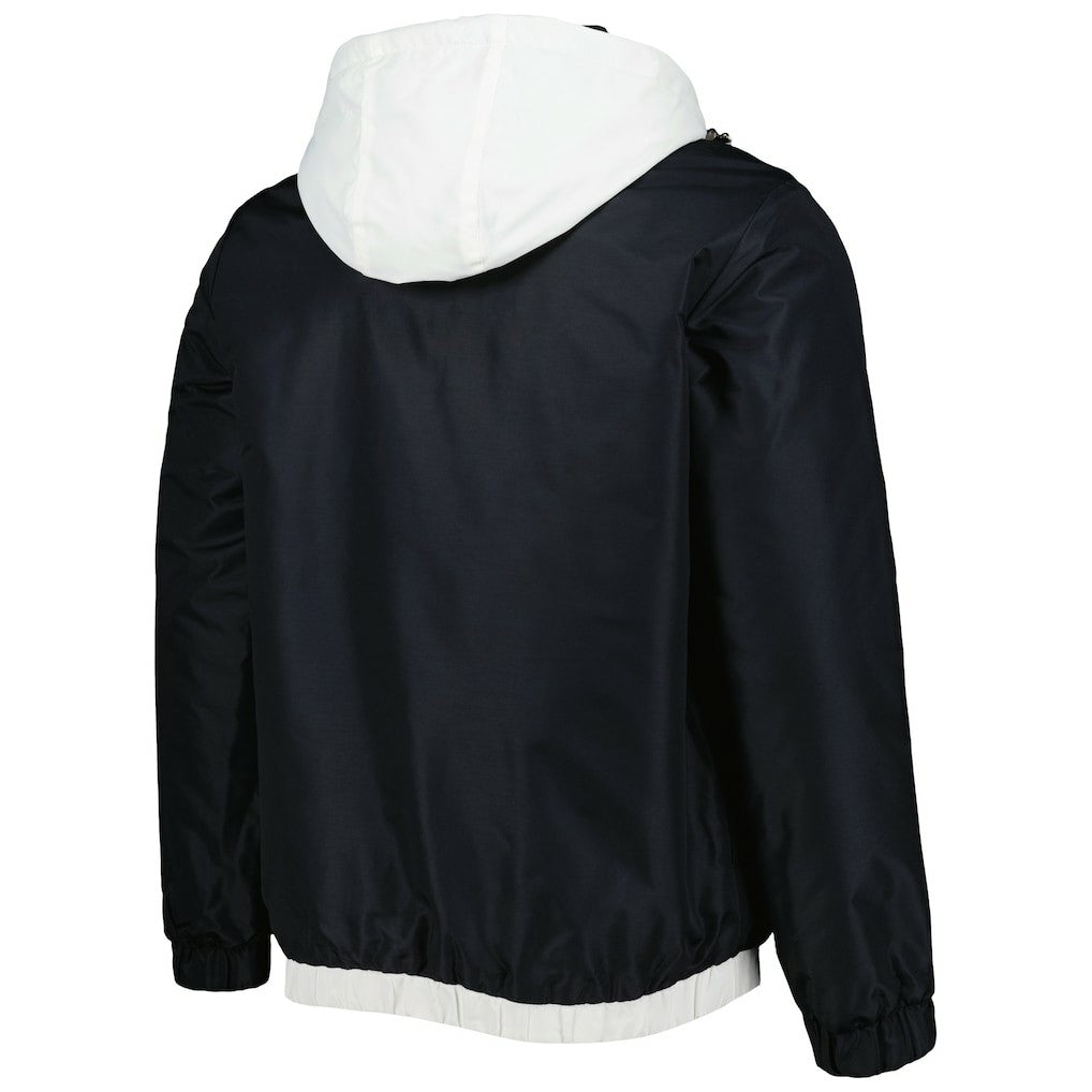Brooklyn Nets Starter The Triple Double Full-Zip Hoodie Jacket Black