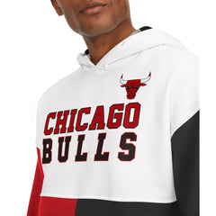 Chicago Bulls Tommy Jeans Andrew Split Pullover Hoodie White/Red