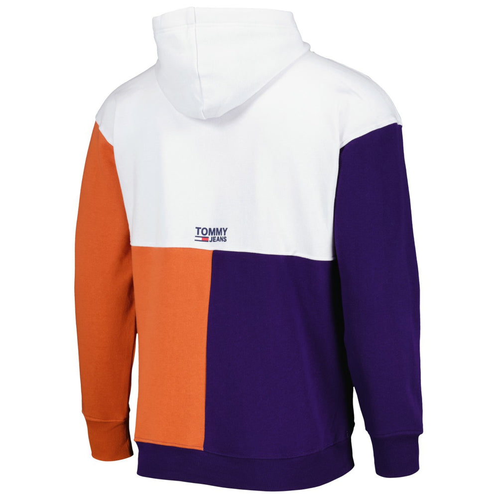 Phoenix Suns Tommy Jeans Andrew Split Pullover Hoodie White/Purple