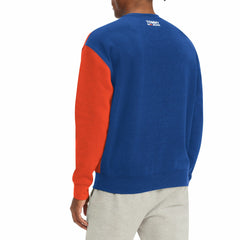 New York Knicks Tommy Jeans Keith Split Pullover Sweatshirt Royal/Orange