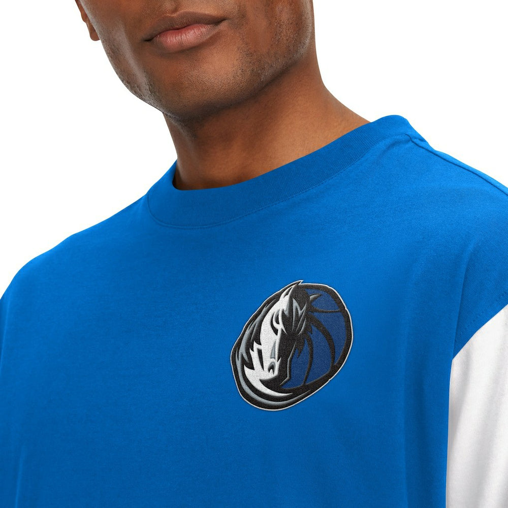 Dallas Mavericks Tommy Jeans Richie Color Block Long Sleeve T-Shirt Royal