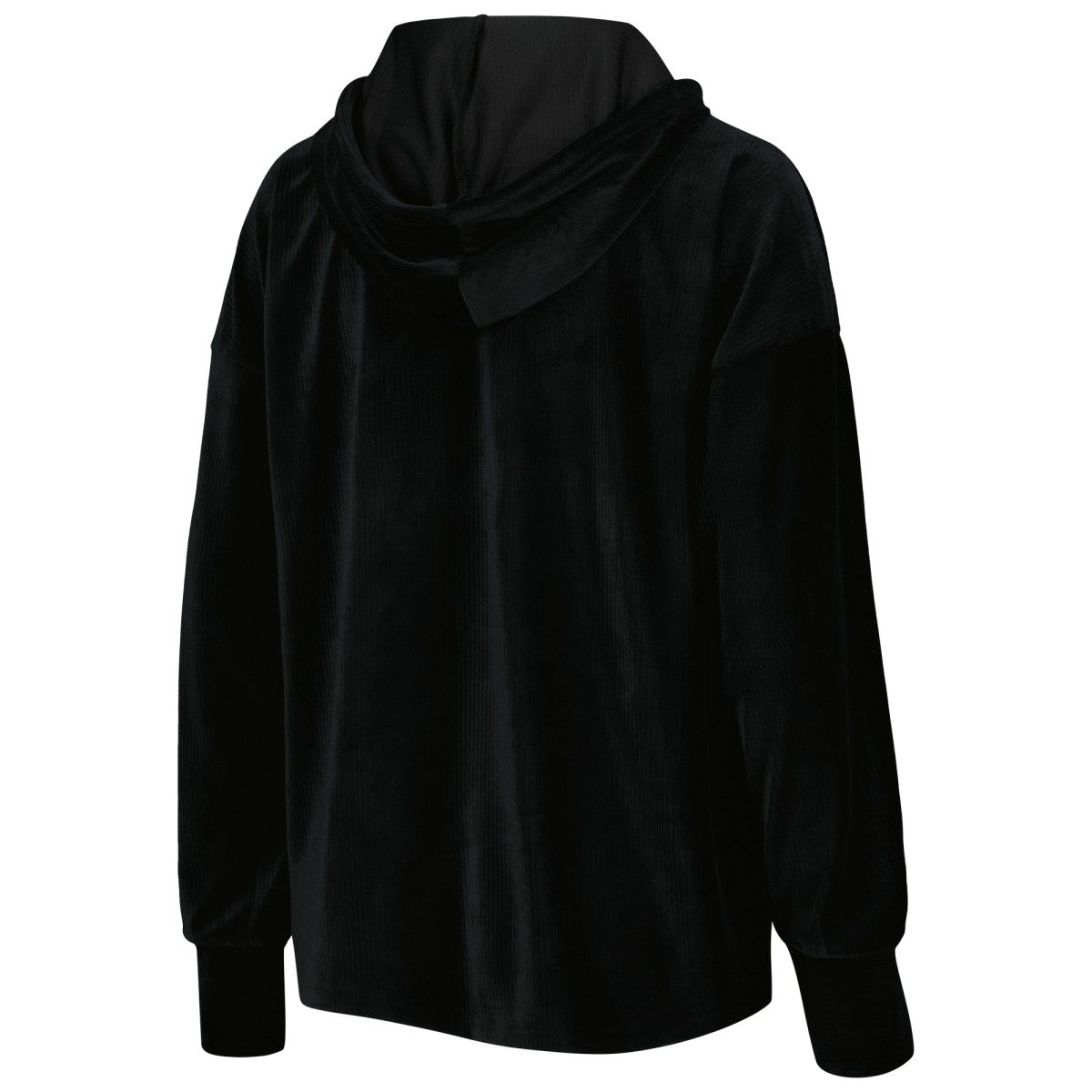 Milwaukee Bucks Touch Women's End Line Velour Pullover Hoodie Black