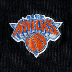 New York Knicks Touch Women's End Line Velour Pullover Hoodie Black