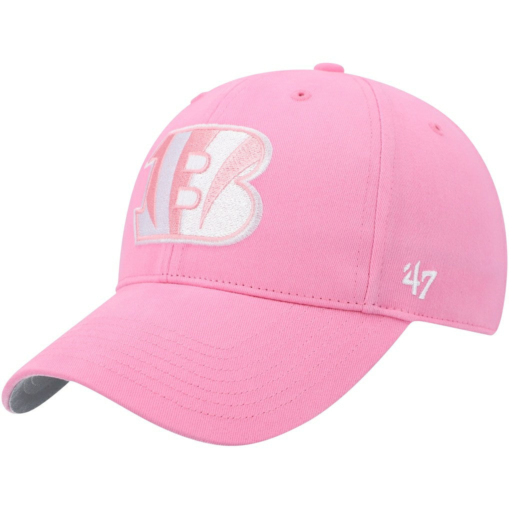 Cincinnati Bengals '47 Girls Youth Rose MVP Adjustable Hat Pink