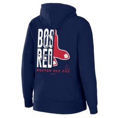 Boston Red Sox WEAR by Erin Andrews Women's Sponge Fleece Full-Zip Hoodie - Navy Hoodies