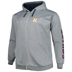 Houston Astros Profile Big & Tall Pullover Hoodie - Ash Hoodies
