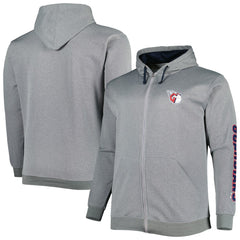 Cleveland Guardians Profile Big & Tall Pullover Hoodie - Ash Hoodies