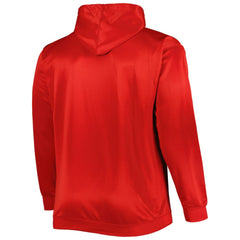 Cincinnati Reds Fade Sublimated Fleece Pullover Hoodie - Red Hoodies