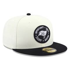 Tampa Bay Buccaneers New Era 2022 Inspire Change 59FIFTY Fitted Hat Cream/Black