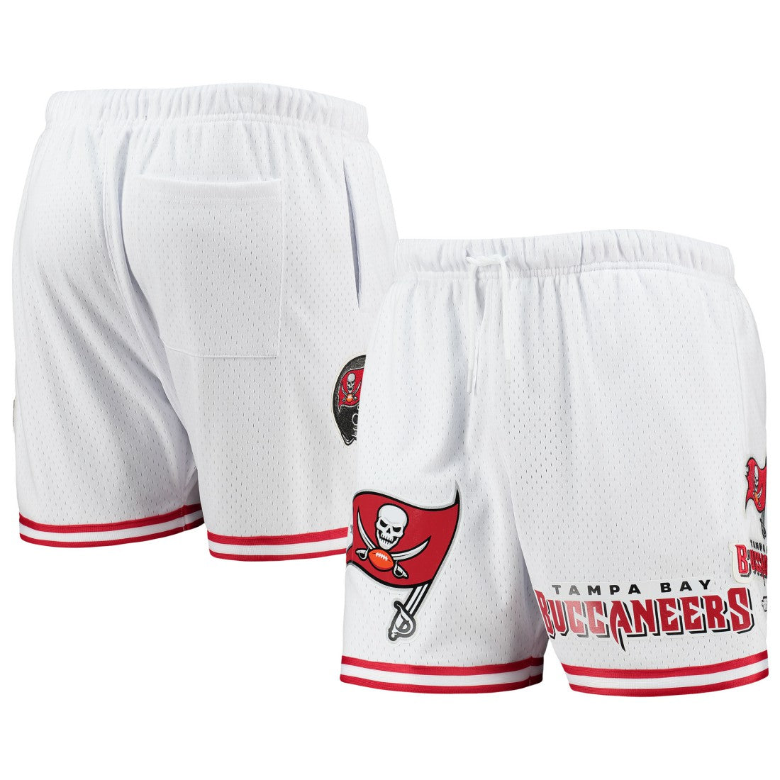 Tampa Bay Buccaneers Pro Standard Mesh Shorts White/Red