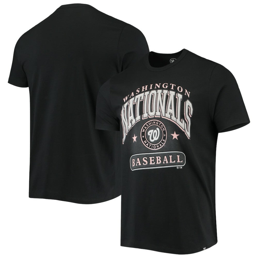 Washington Nationals '47 City Connect Elements Franklin T-Shirt - Black T-shirts